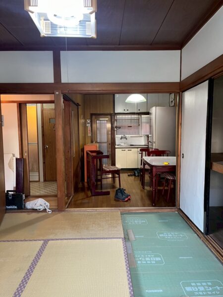 四條畷市　和室・リビング　リフォーム前