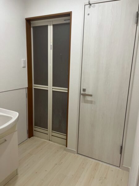 四條畷市リフォーム 洗面所before→after