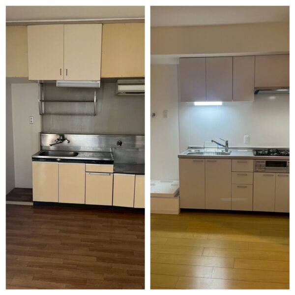 キッチンbefore→after