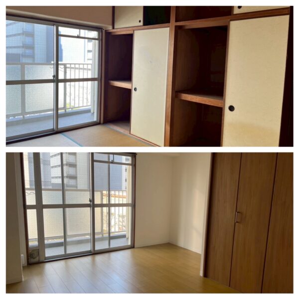 和室から洋室before→after