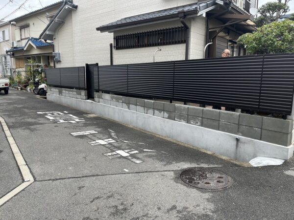 大阪府四條畷市山田様邸外構工事