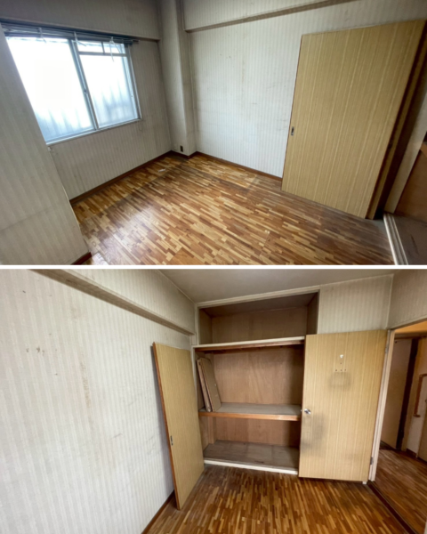 大阪市港区マンション洋室beforeの様子