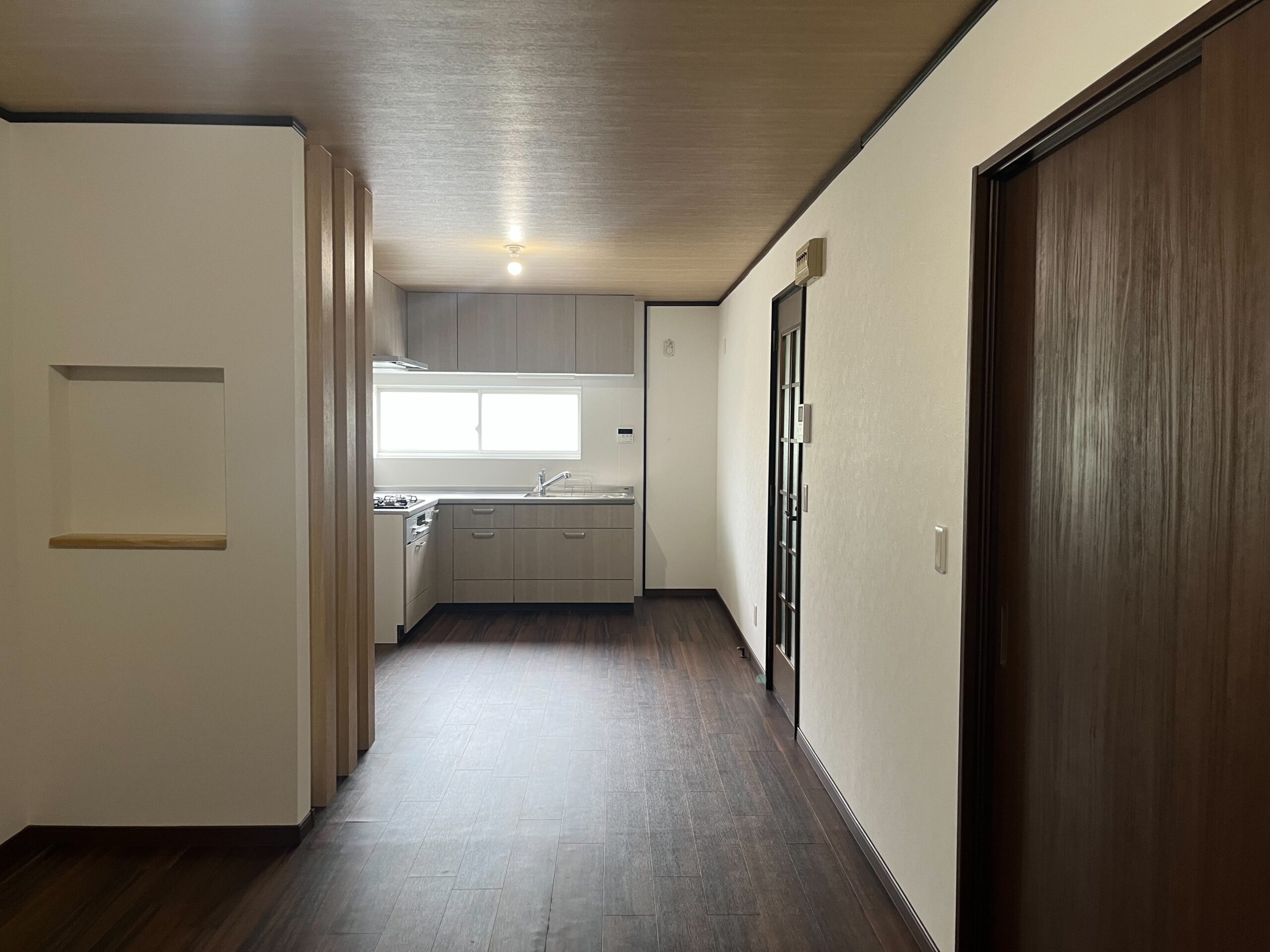 枚方市 戸建てリフォーム リビング 和室 施工後